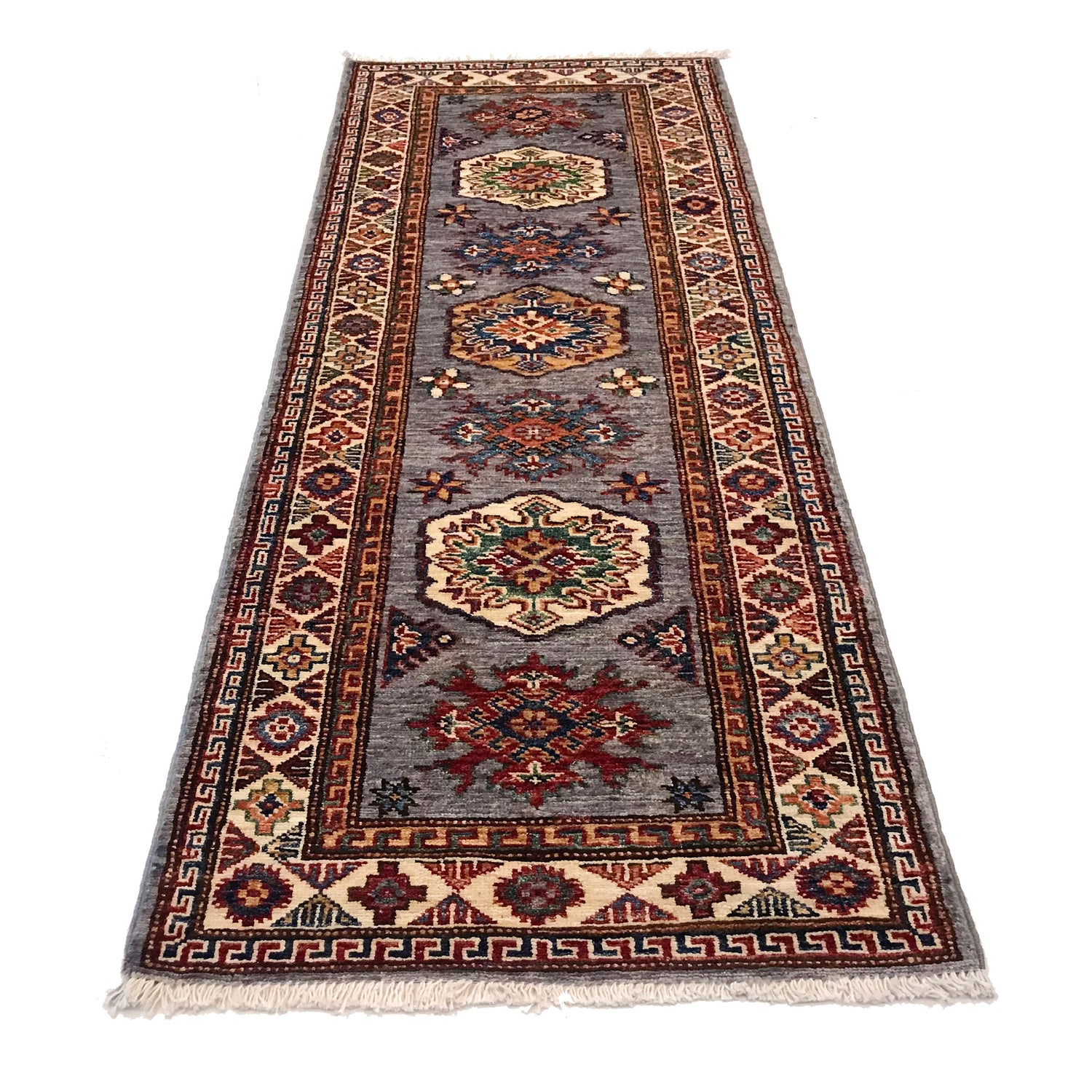 Premium Quality Kazak Runner Rug 2' 2" x 5' 8" (ft) - No. B31617