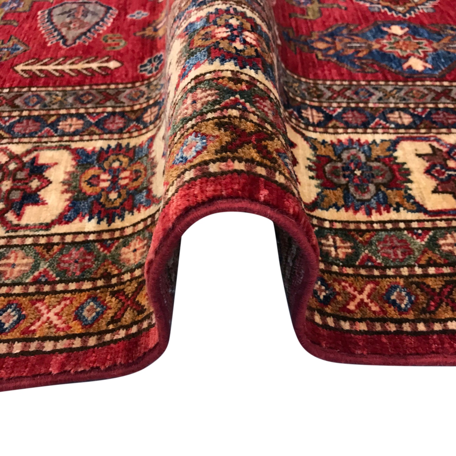 Premium Quality Kazak Rug 5' 7" x 7' 9" (ft) - No. B31618