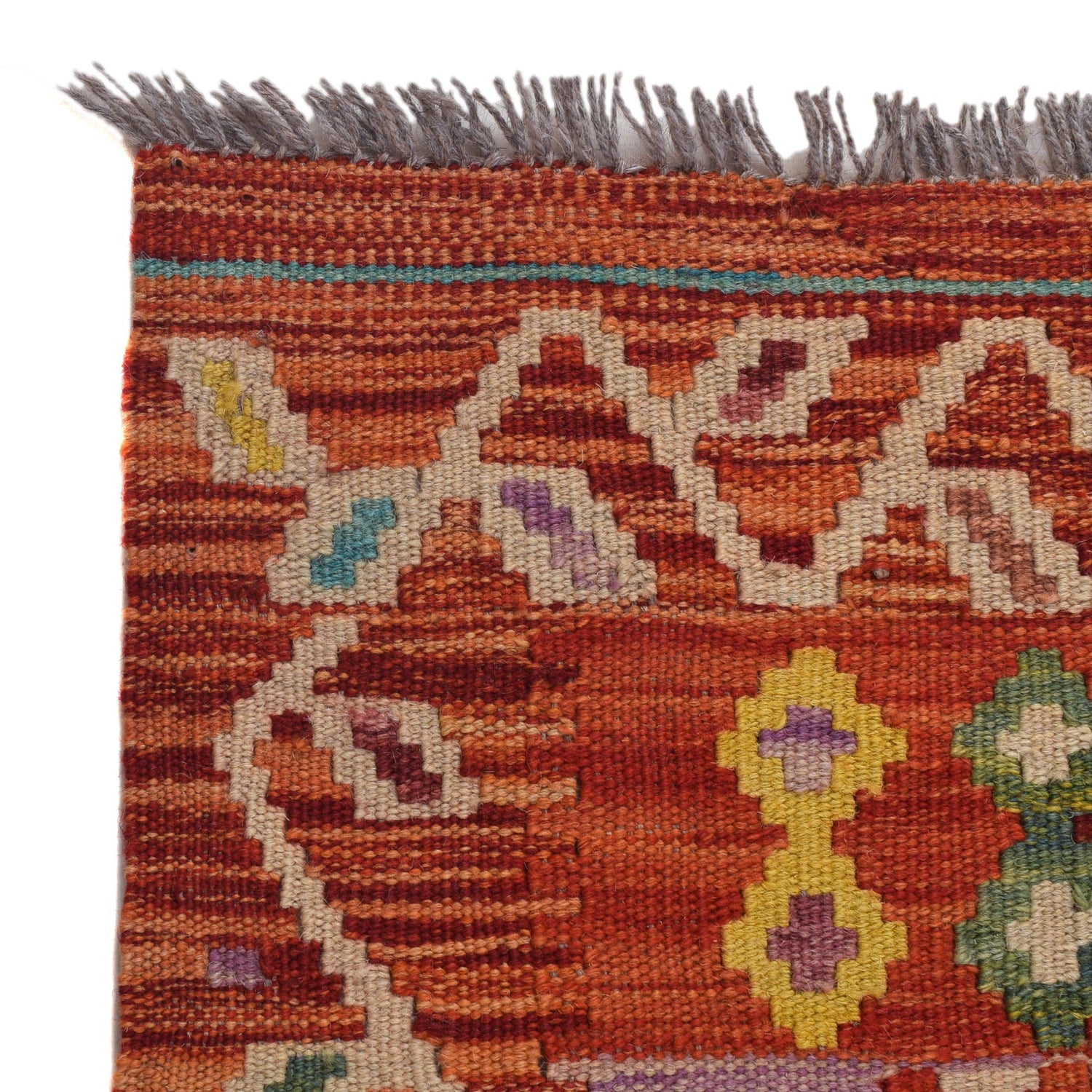 Handmade Vegetable Kelim 3' 2"  x 4' 9" (ft) - No. B31915