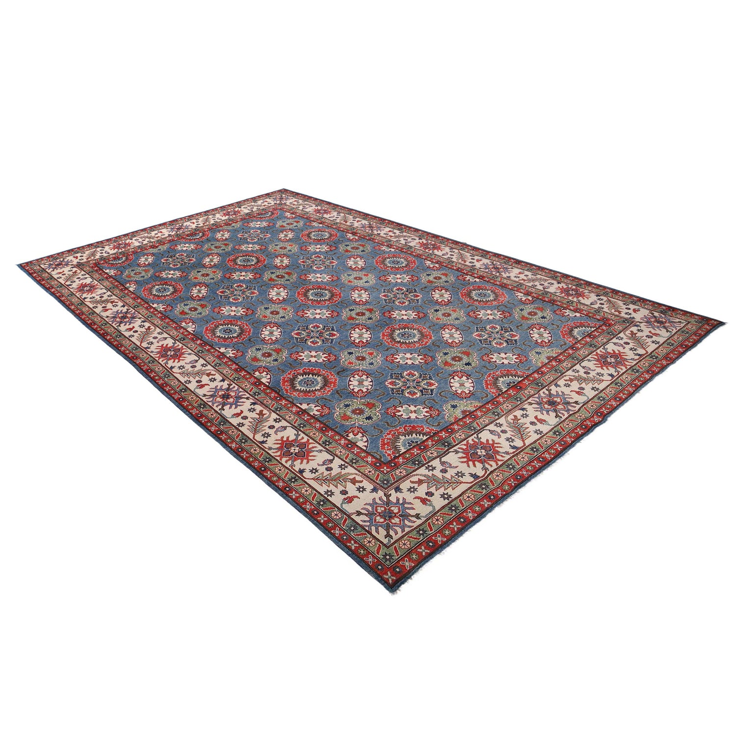 Oriental Kazak Carpet 9' 8" x 13' 10" (ft) - No. B33012