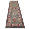 Green Color Kazak Runner 2' 7 x 9' 7 (ft) - No. B33014