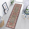 Green Color Kazak Runner 2' 7 x 9' 7 (ft) - No. B33014