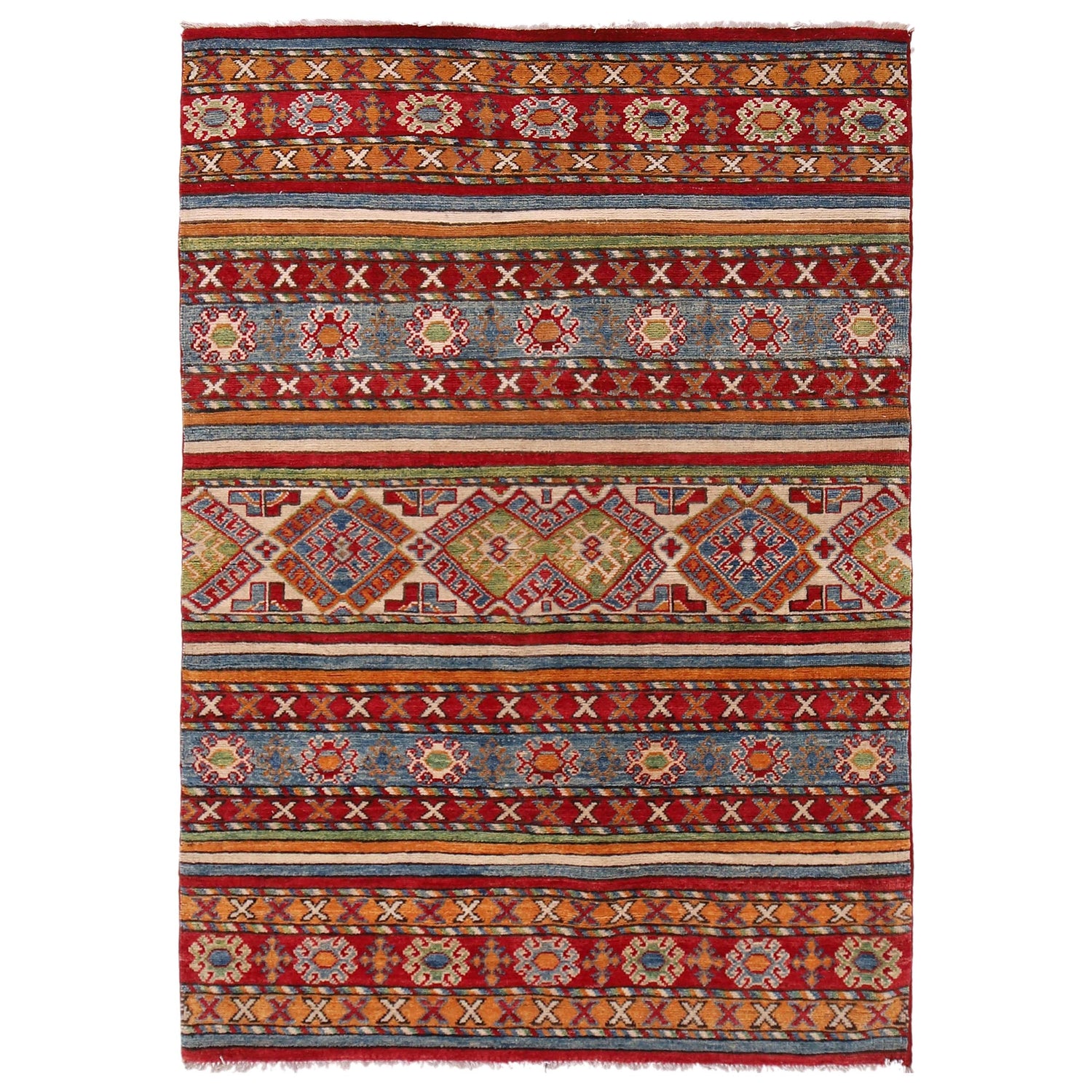 Oriental Khorjin Carpet 4' 0" x 5' 9" (ft) - No. B33016