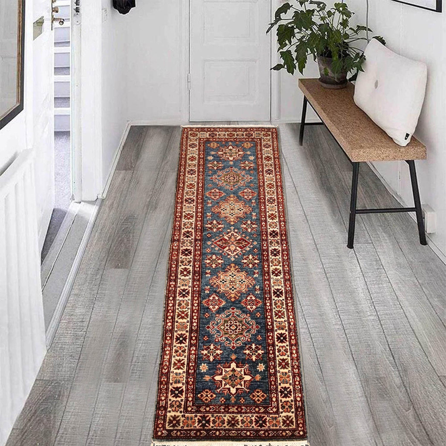 Luxury Kazak Qaleen Runner 2' 0" x 6' 1" (ft) - No. B33020