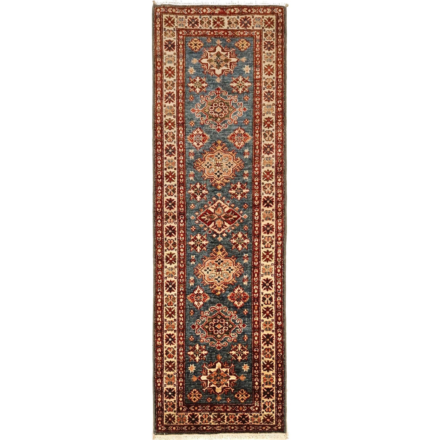 High-Quality Kazak Runner Rug 2' 0" x 6' 1" (ft) - No. B33021