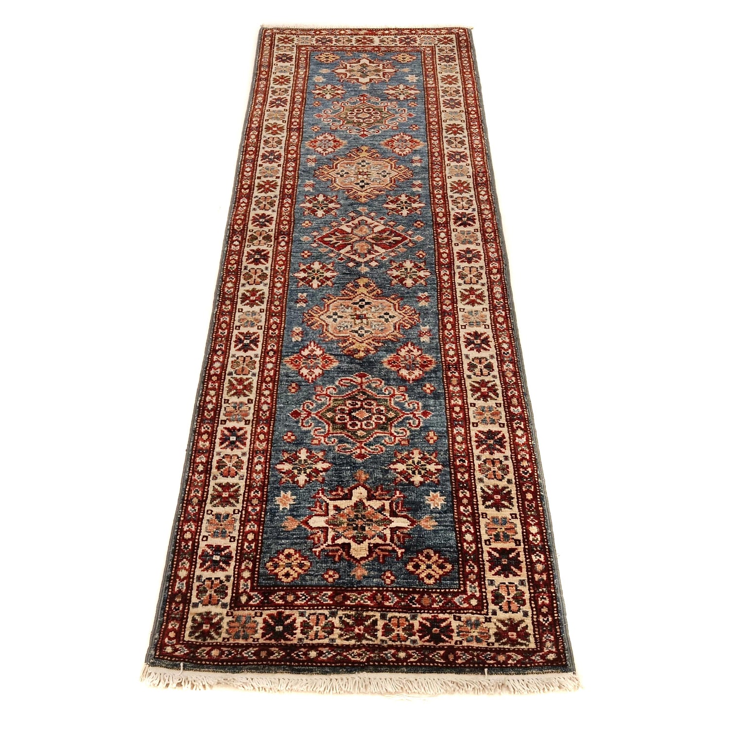 High-Quality Kazak Runner Rug 2' 0" x 6' 1" (ft) - No. B33021