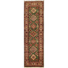 Green Handmade Kazak Runner Rug 2' 0" x 5' 9" (ft) - No. B33023