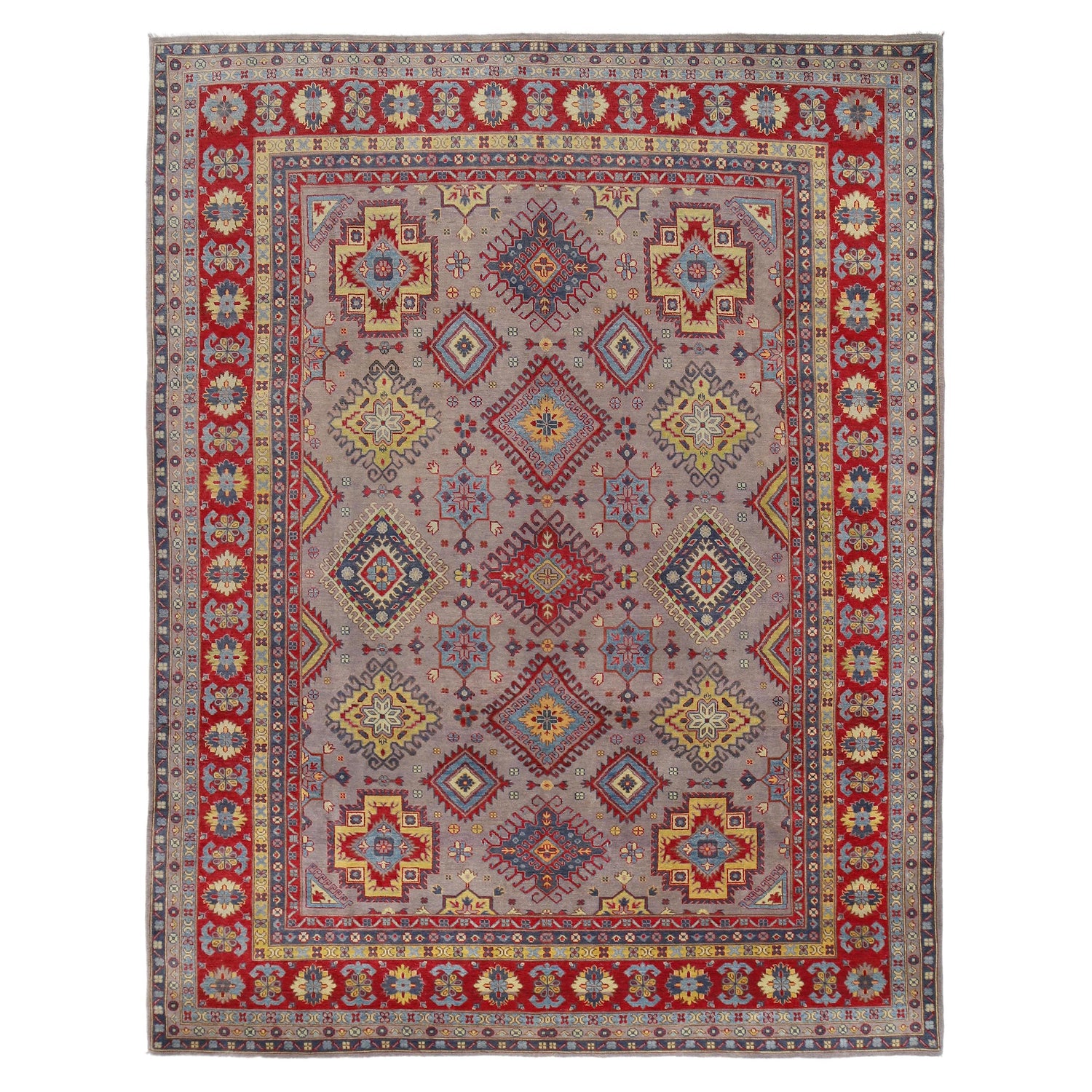 Oriental Kazak Carpet 9' 0" x 11' 9" (ft) - No. B33043