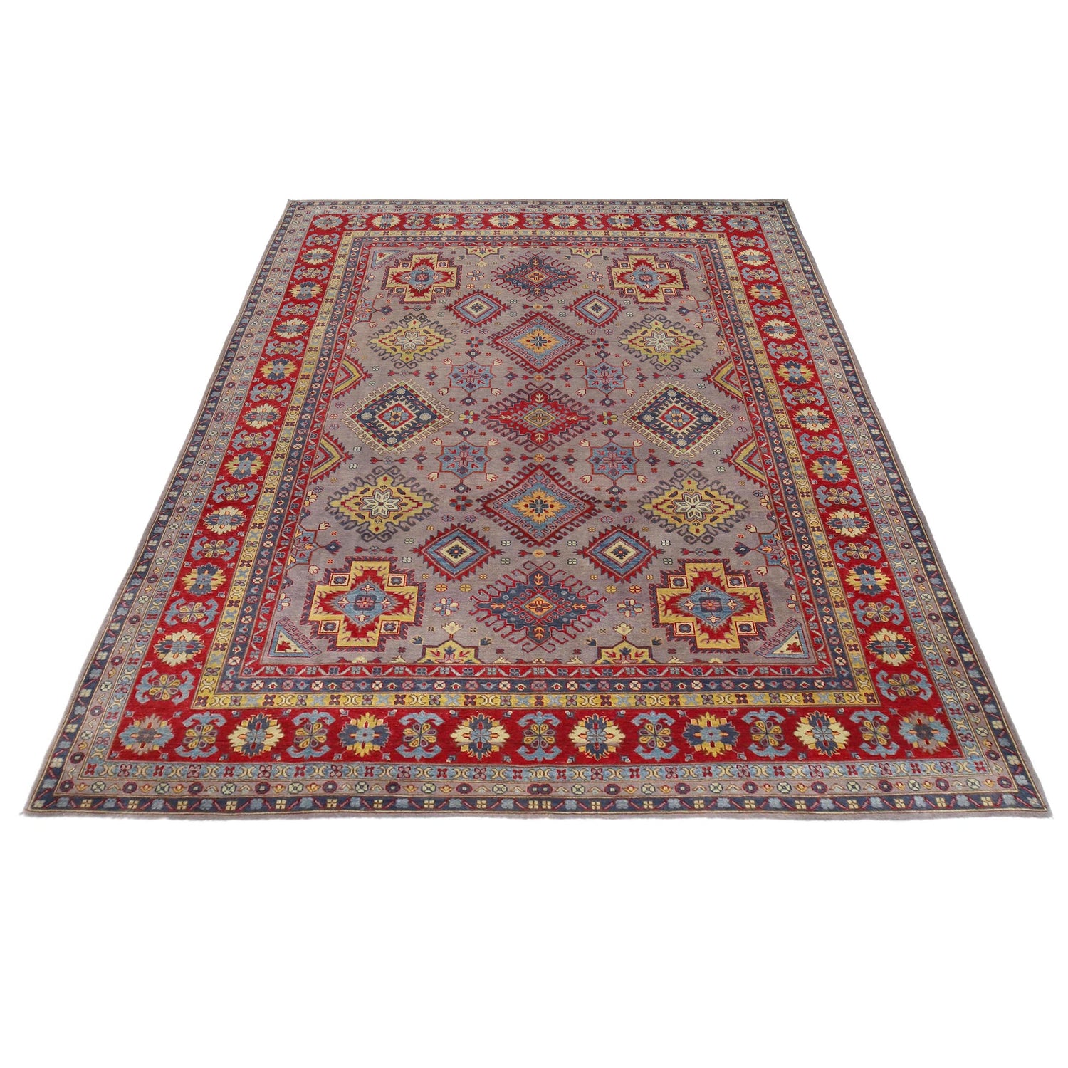 Oriental Kazak Carpet 9' 0" x 11' 9" (ft) - No. B33043