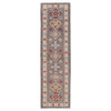 Grey Color Kazak Runner 2' 8 x 9' 10 (ft) - No. B33046