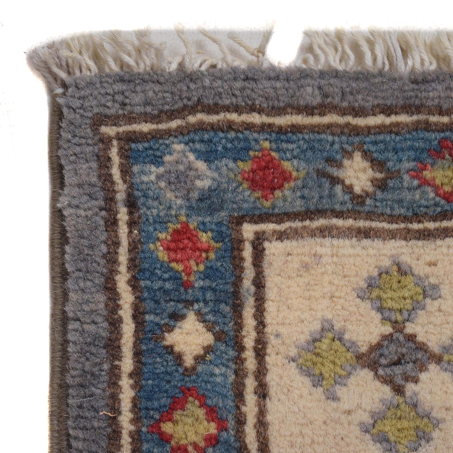 Grey Color Kazak Runner 2' 8 x 9' 10 (ft) - No. B33046