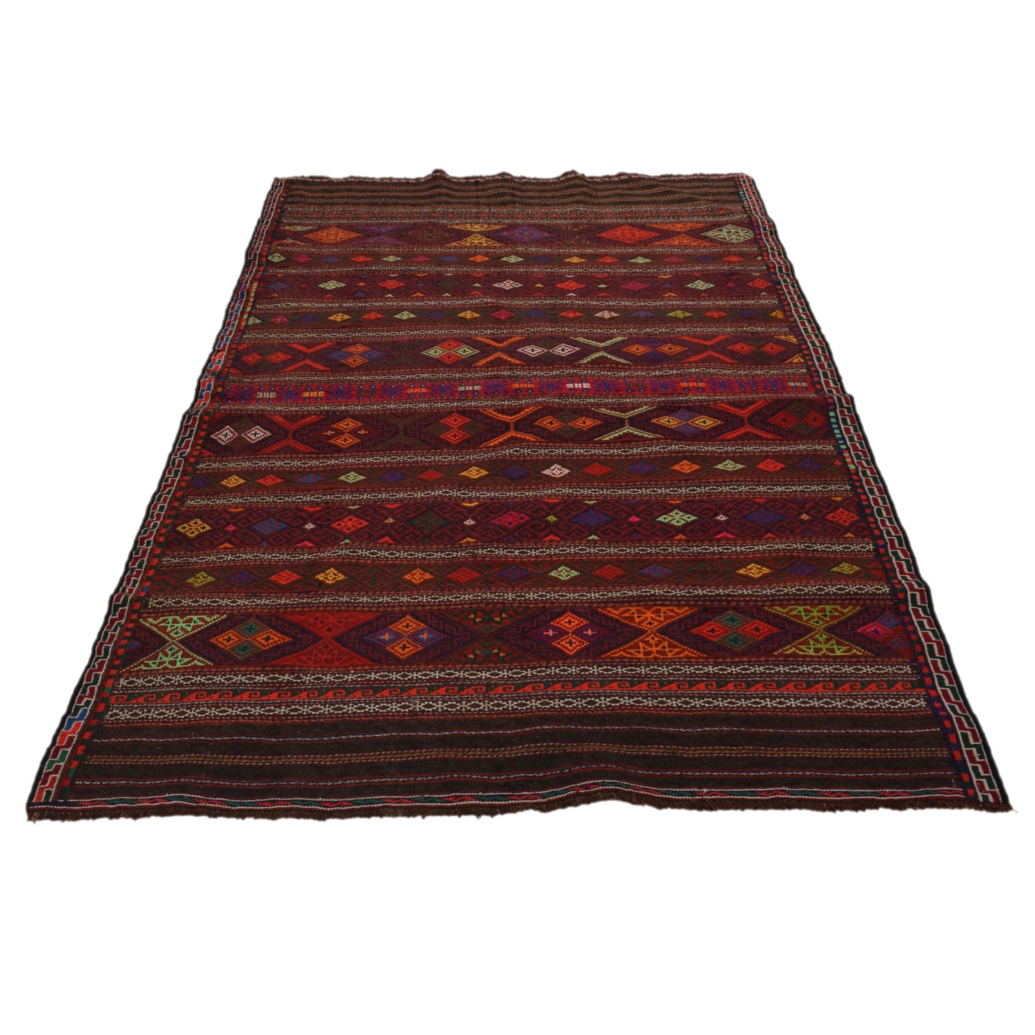 Entryway Flatweave Kilim 4' 5" x 7' 3" (ft) - No. B33048