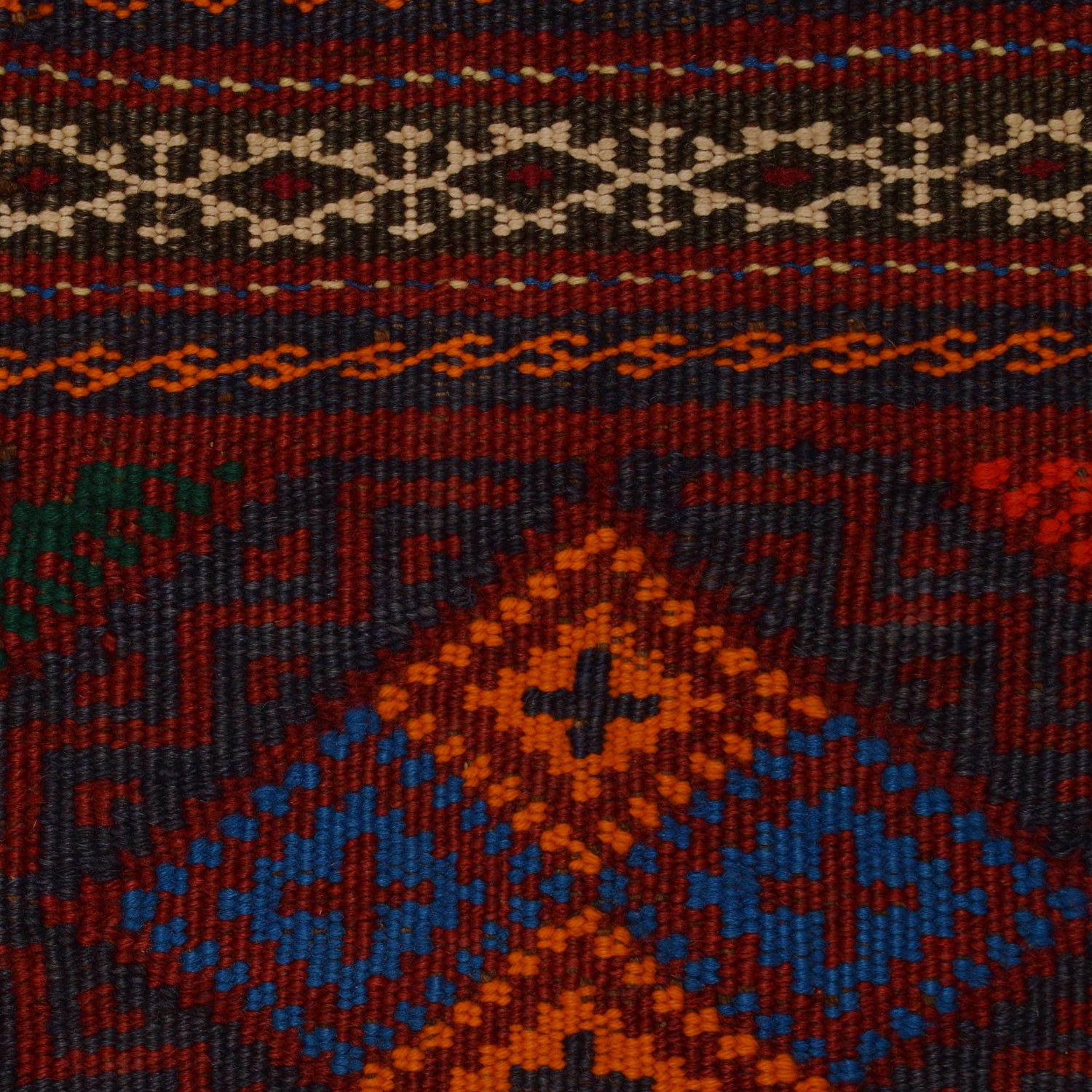 Entryway Flatweave Kilim 4' 5" x 7' 3" (ft) - No. B33048