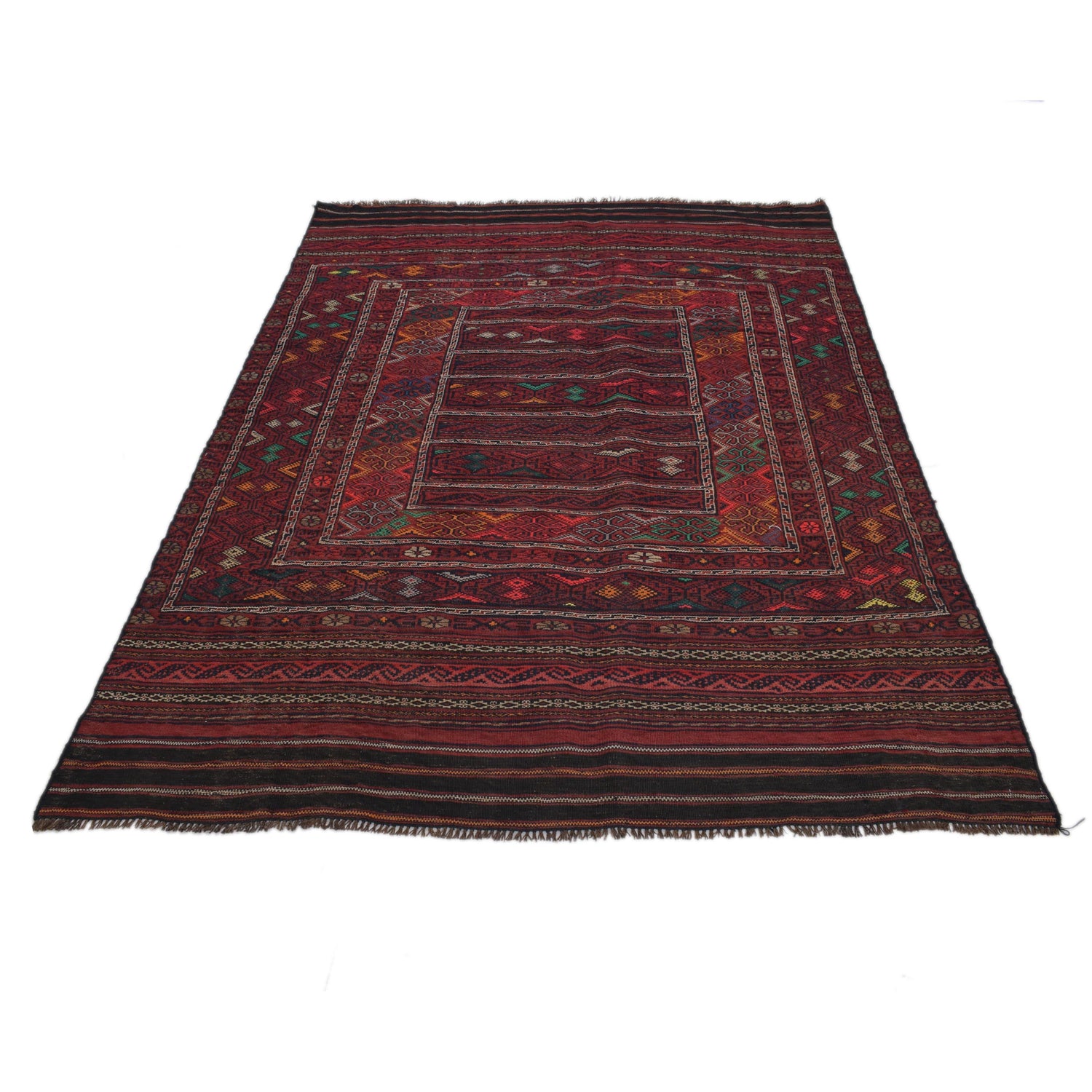 Office and Study Room Kilim 4' 8 x 7' 1 (ft) - No. B33049