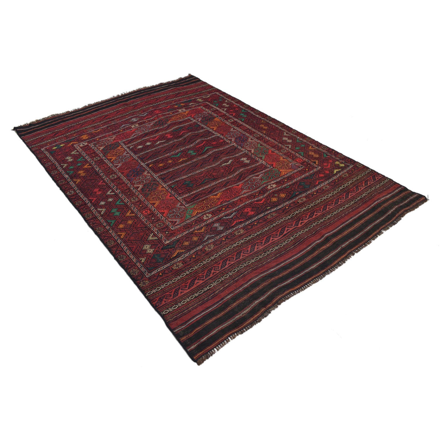 Office and Study Room Kilim 4' 8 x 7' 1 (ft) - No. B33049