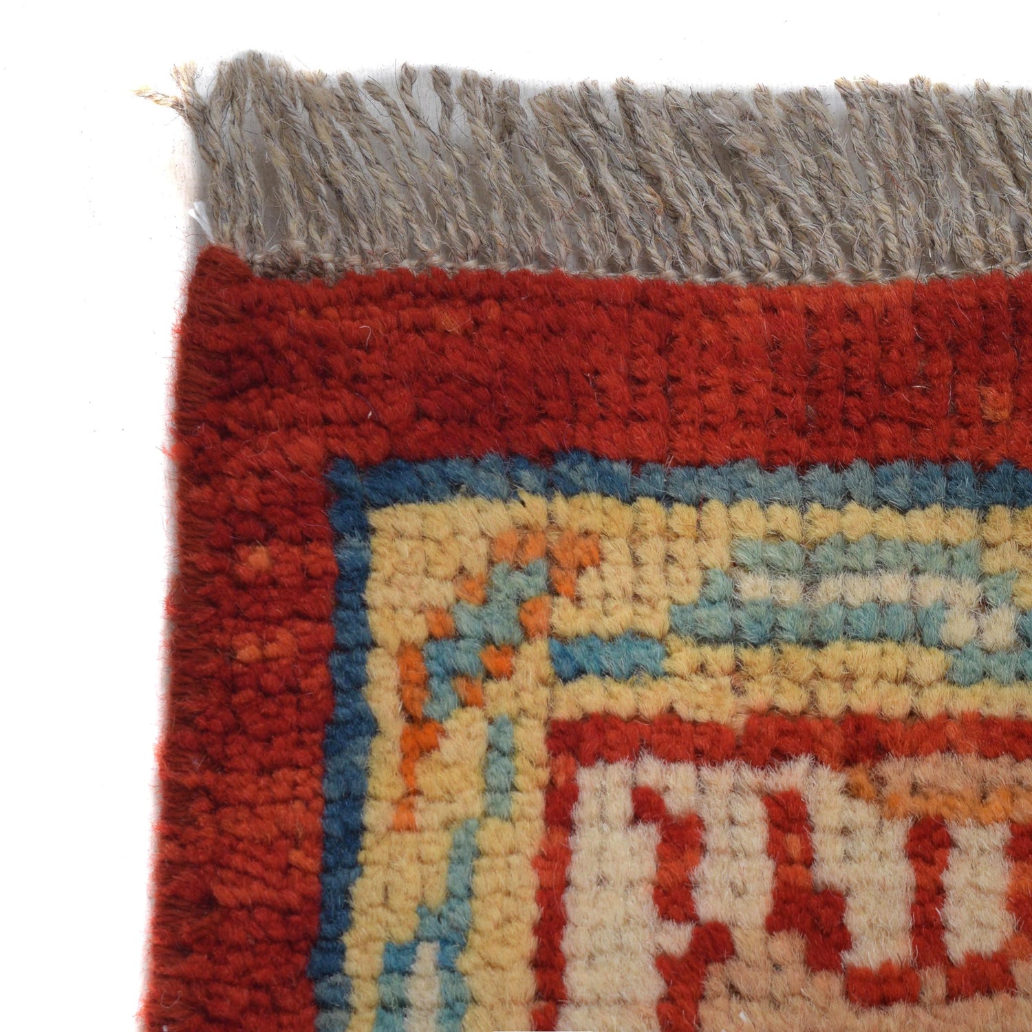 Handmade Pictorial Rug 4' 1 x 6' 0 (ft) - No. B33050