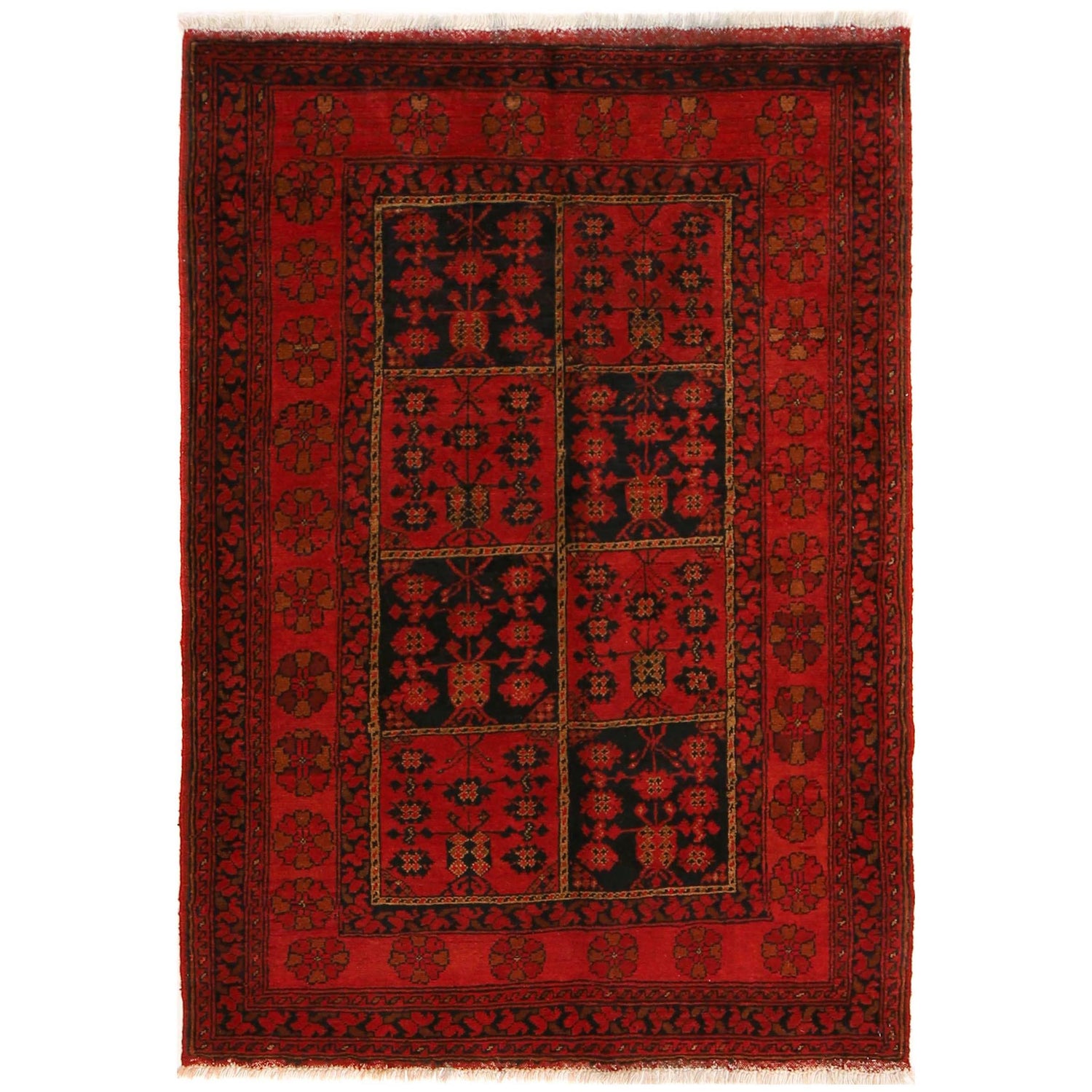 Handmade Khal Mohammadi Rug 3' 6" x 4' 11" (ft) - No. B33057