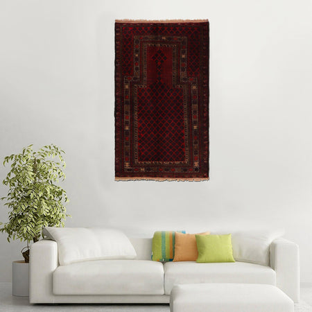 Handmade Jaye Namaz 2' 10" x 4' 8" (ft) - No. B33059