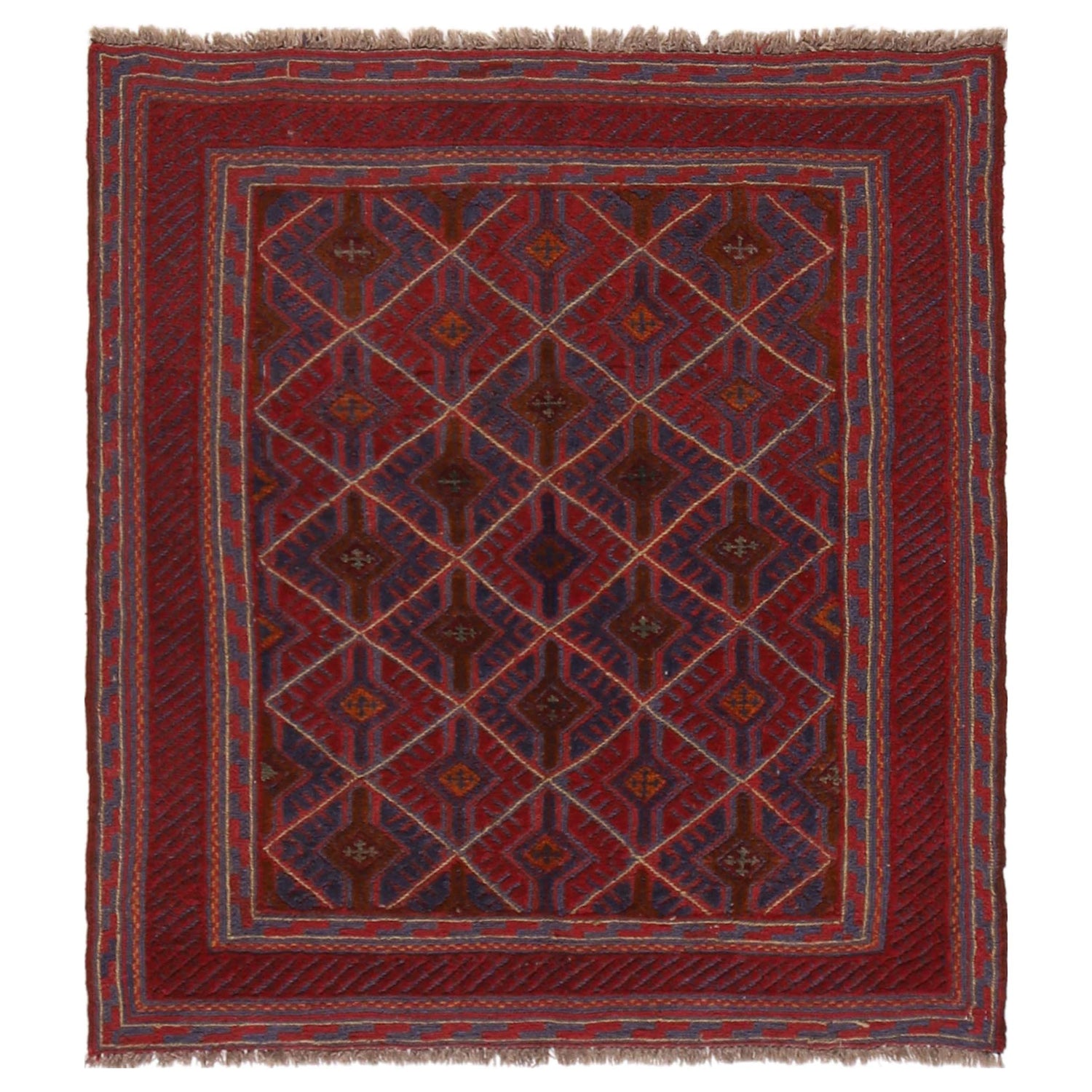 Small Square Rug 3' 7 x 3' 10 (ft) - No. B33060