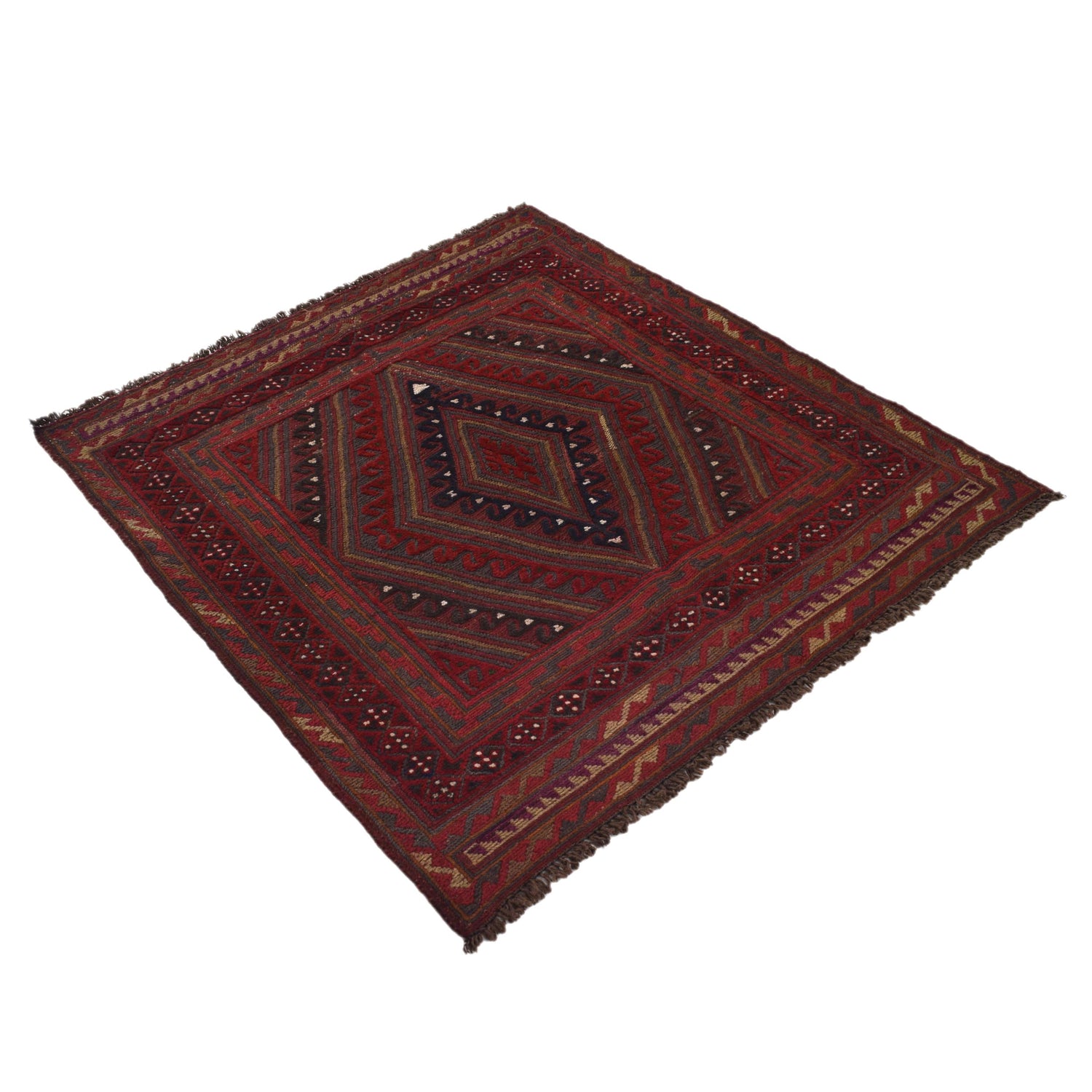 Small Square Rug 3' 9 x 4' 0 (ft) - No. B33062