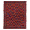Red Color Mashwani Rug 4' 9" x 5' 10" (ft) - No. B33065