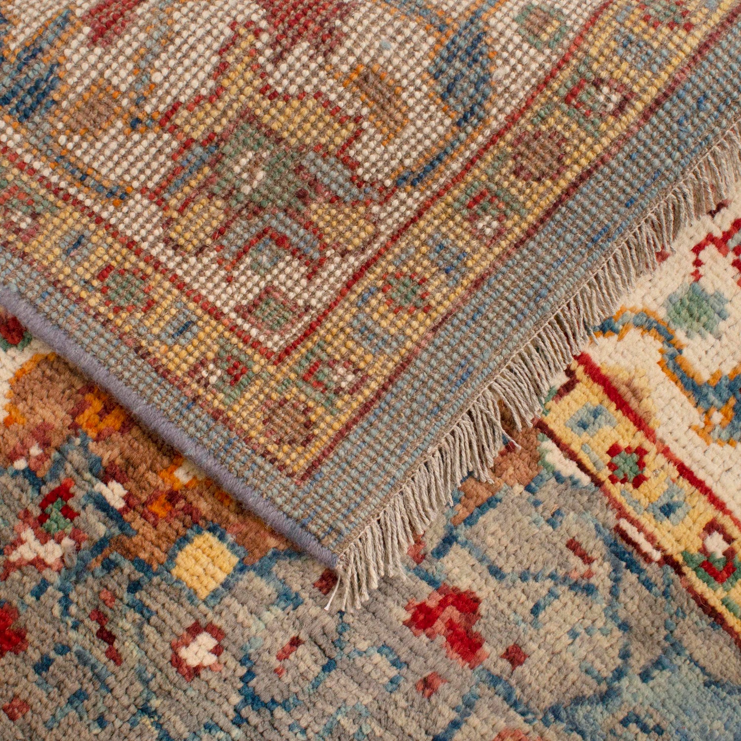 Blue Color Modern Oushak Rug 6' 7" x 9' 8" (ft) - No. B33067