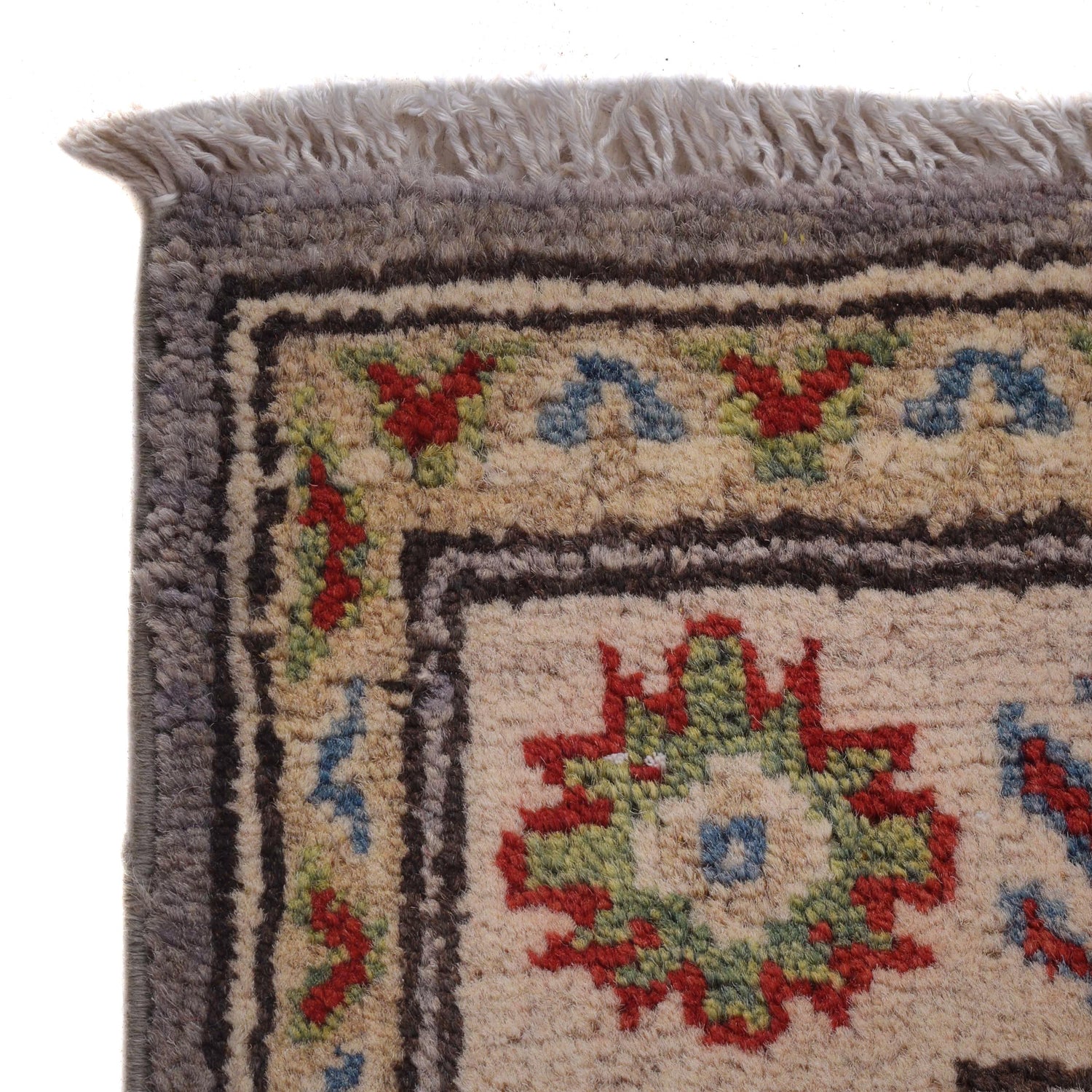 Grey Kazak Runner 2' 6" x 6' 7" (ft) - No. B33075