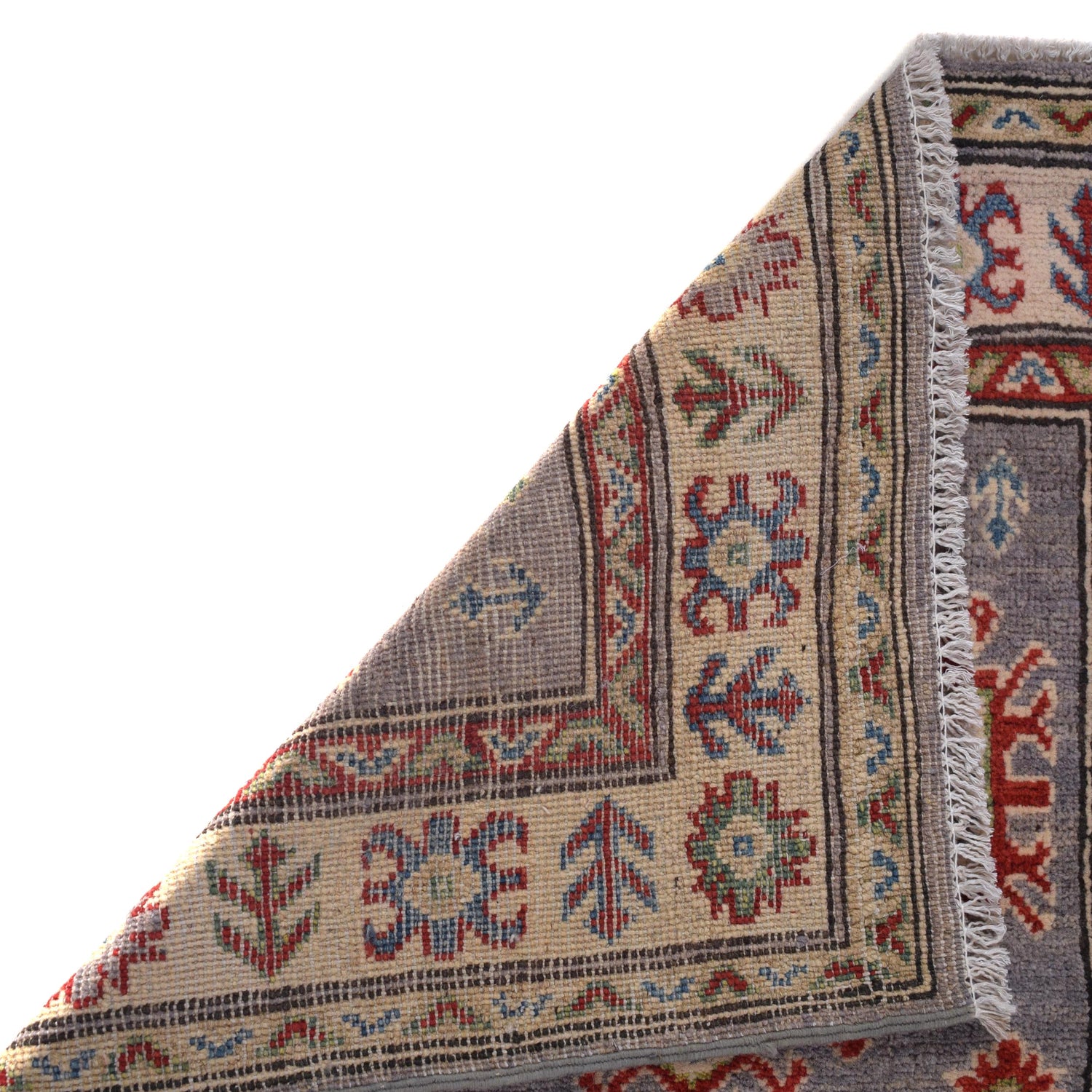 Grey Kazak Runner 2' 6" x 6' 7" (ft) - No. B33075