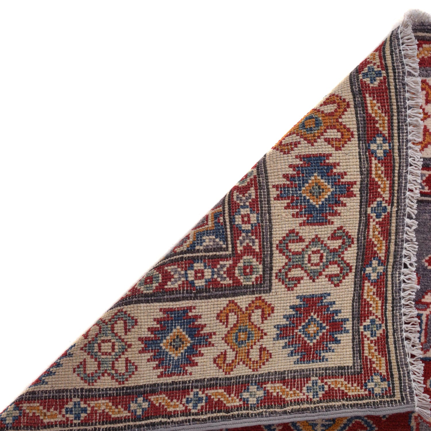 Grey Kazak Runner 2' 8" x 6' 6" (ft) - No. B33076
