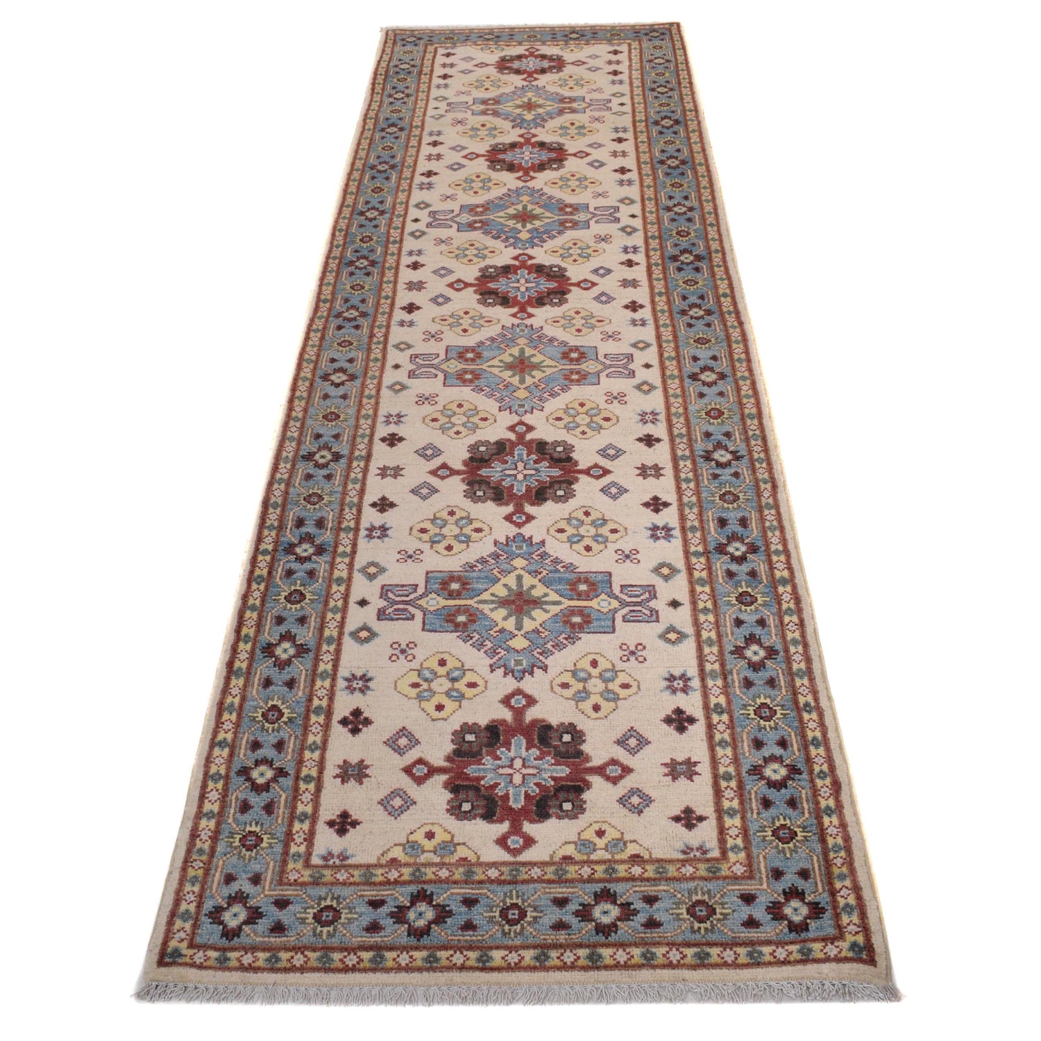 Beige Color Kazak Runner 2' 8 x 9' 7 (ft) - No. B33082