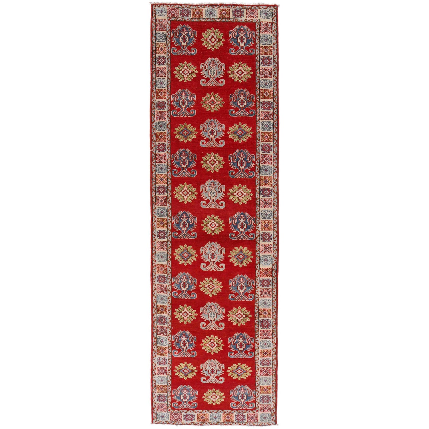 Red Color Kazak Runner 2' 8 x 9' 3 (ft) - No. B33085