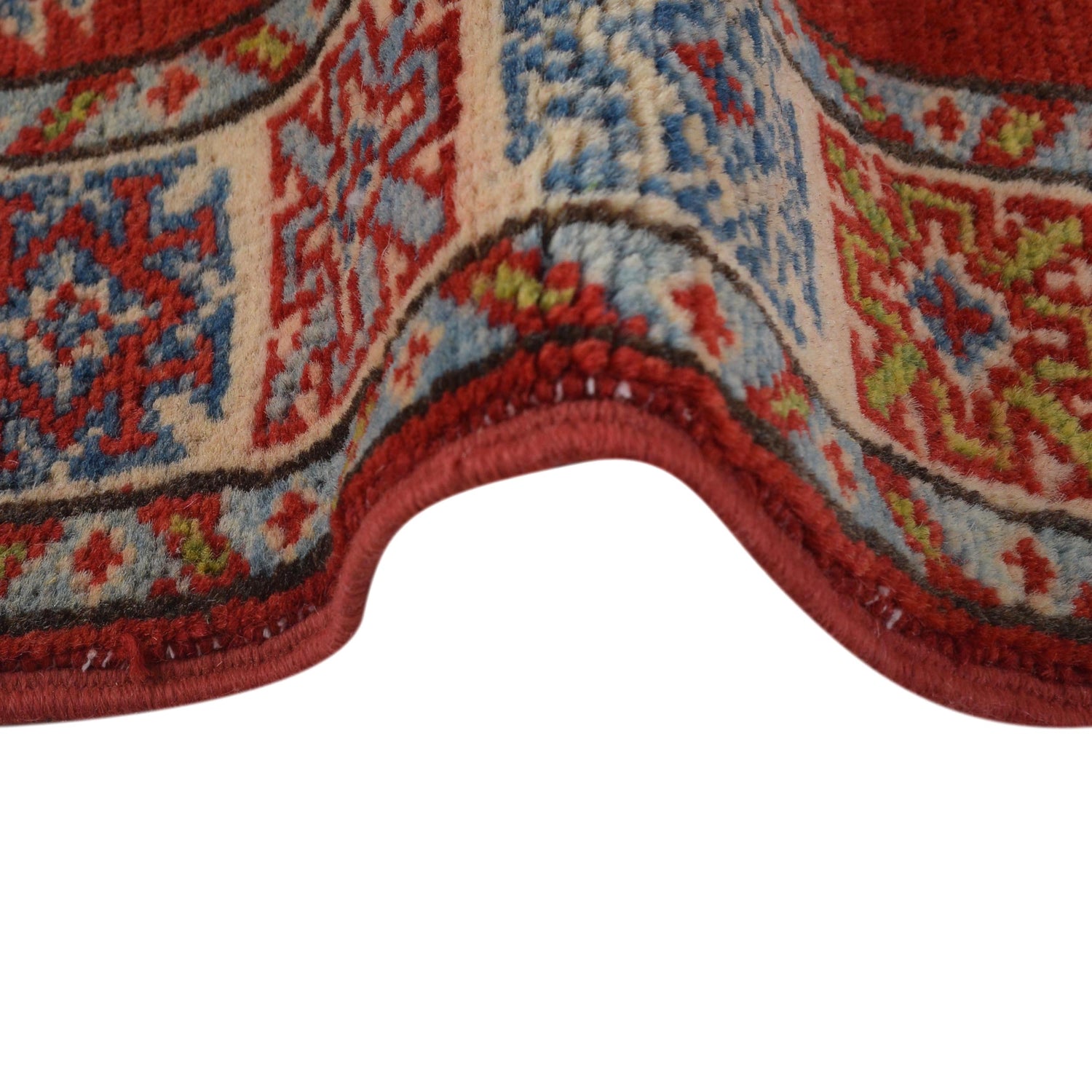 Red Color Kazak Runner 2' 8 x 9' 3 (ft) - No. B33085