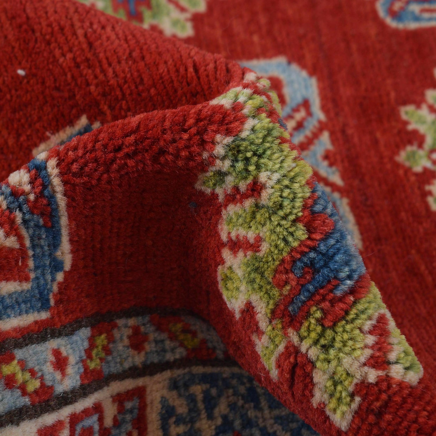 Red Color Kazak Runner 2' 8 x 9' 3 (ft) - No. B33085