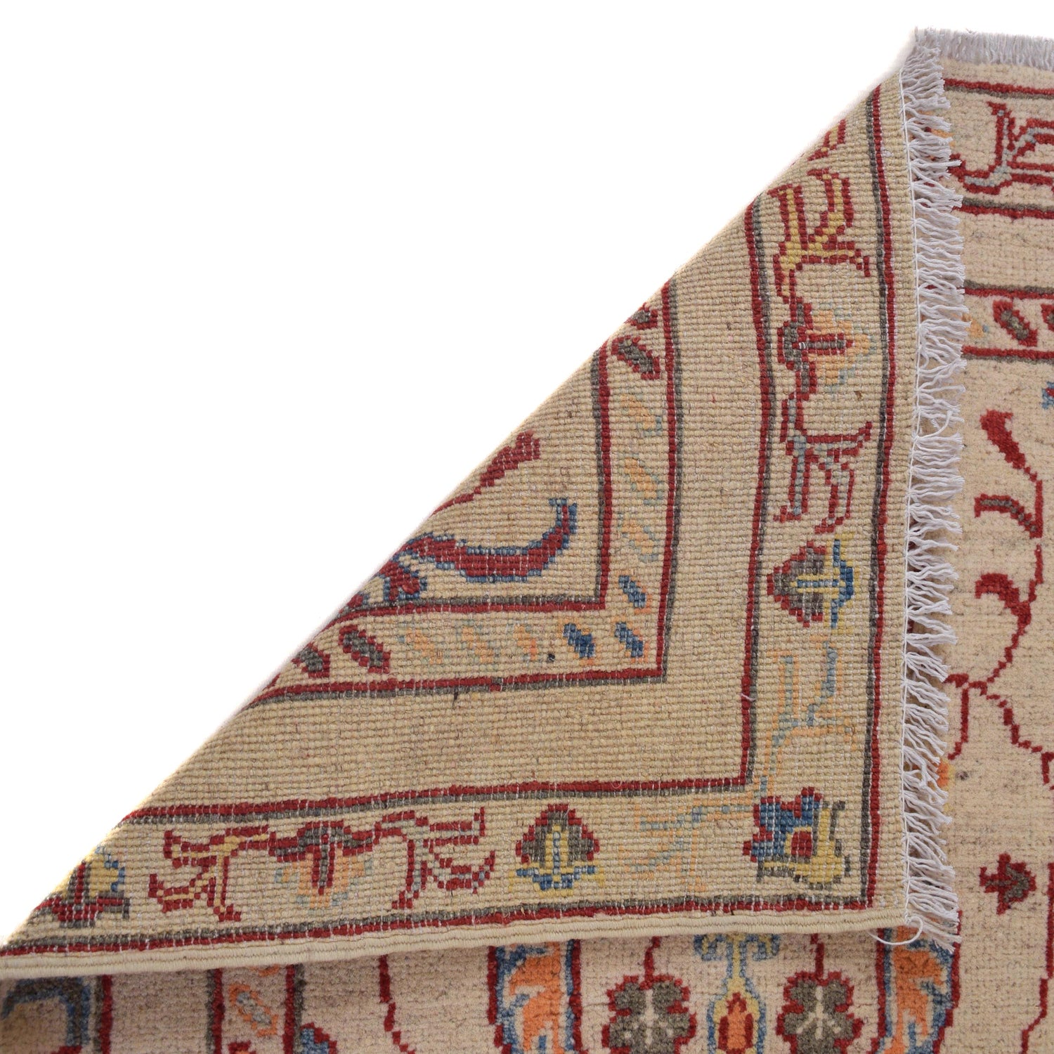 Beige Color Kazak Runner 2' 6 x 7' 7 (ft) - No. B33087