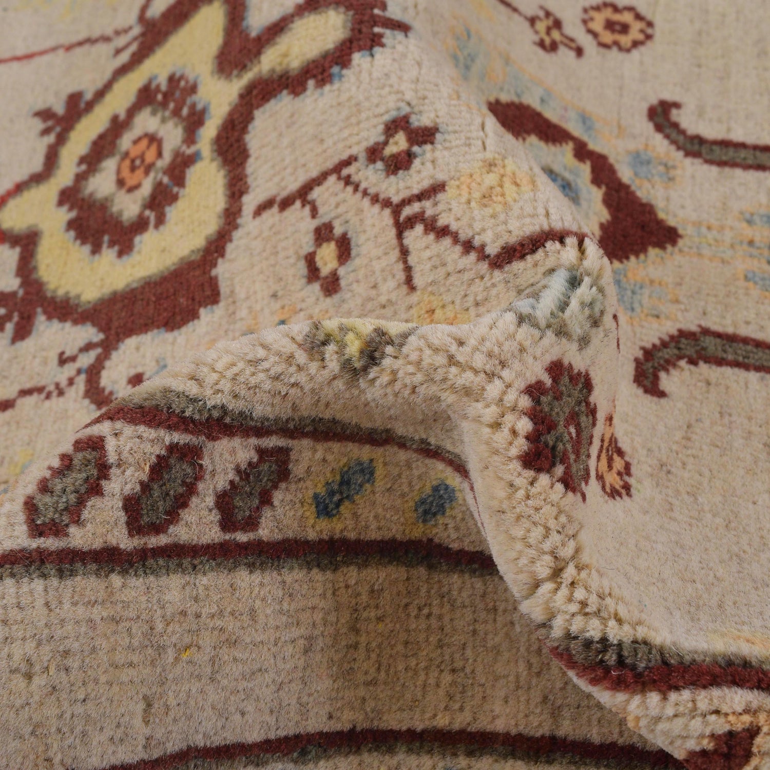 Beige Color Kazak Runner 2' 6 x 7' 7 (ft) - No. B33087