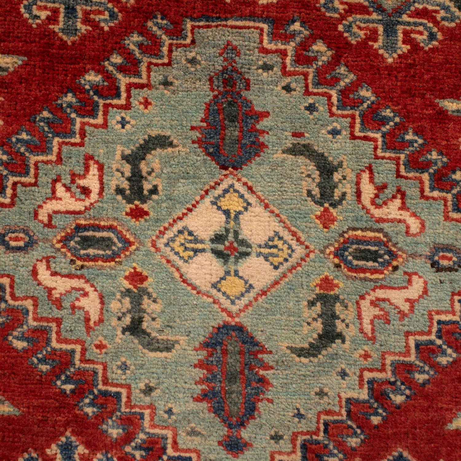Red Color Kazak Runner 2' 10" x 9' 3" (ft) - No. B33093