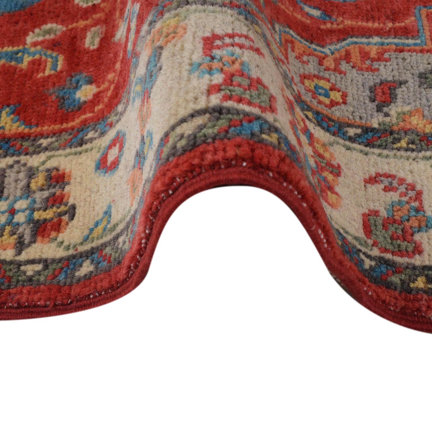 Red Color Kazak Runner 2' 6 x 10' 11 (ft) - No. B33094