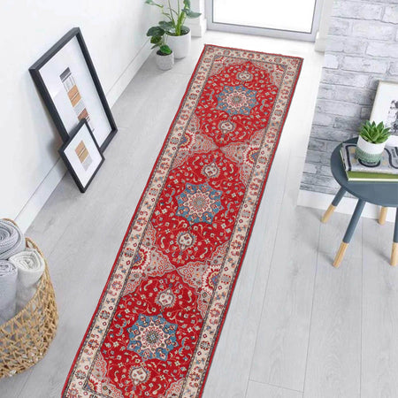 Red Color Kazak Runner 2' 6 x 10' 11 (ft) - No. B33094