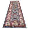 Blue Color Kazak Runner 3' 1 x 12' 10 (ft) - No. B33095