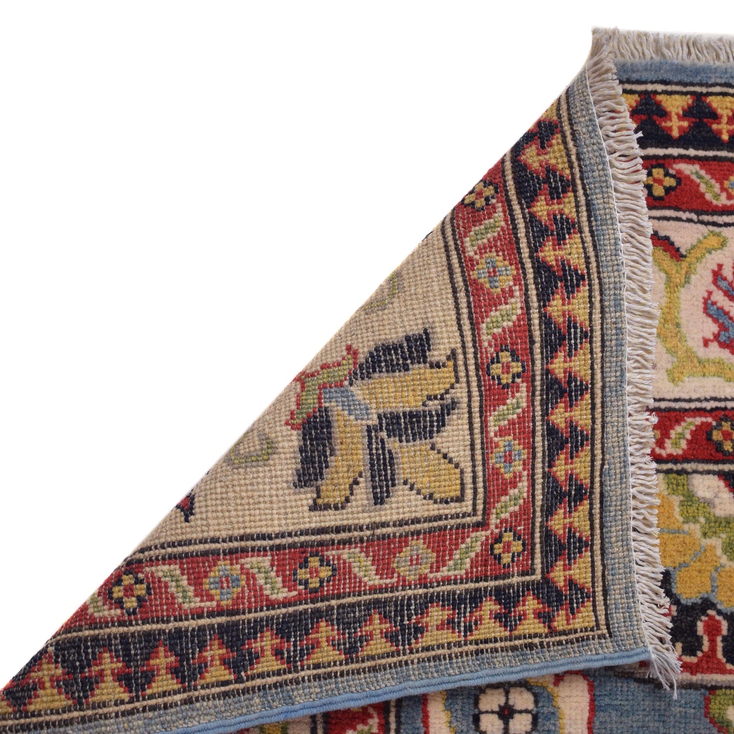 Blue Color Kazak Runner 3' 1 x 12' 10 (ft) - No. B33095