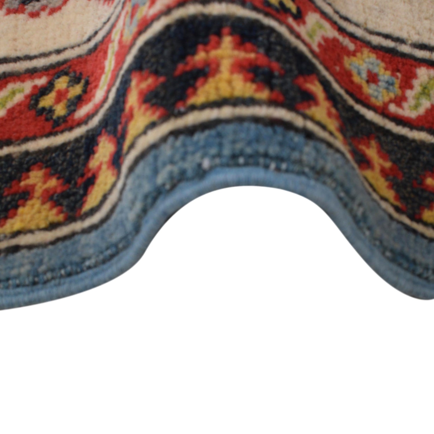 Blue Color Kazak Runner 3' 1 x 12' 10 (ft) - No. B33095