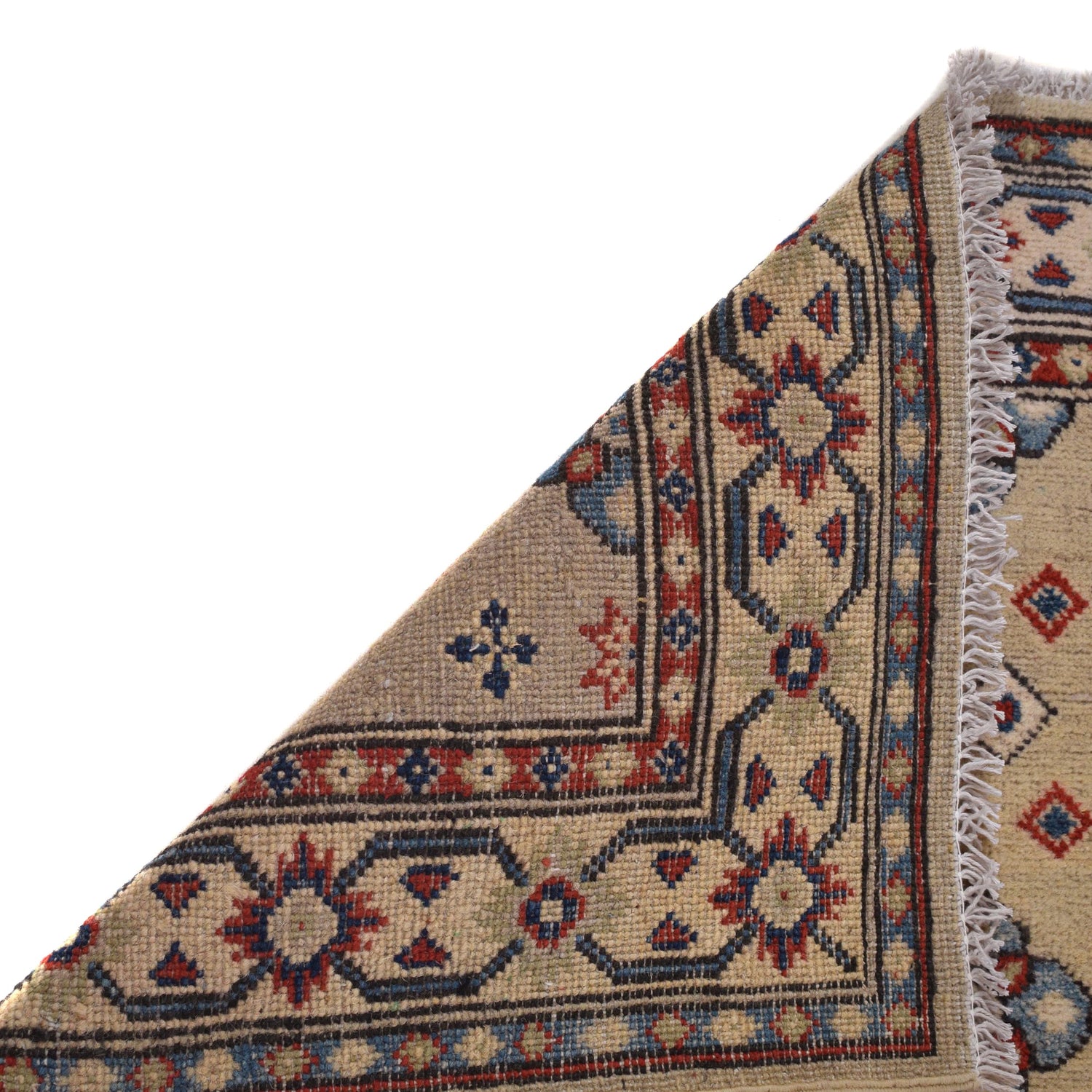Beige Color Kazak Runner 2' 9 x 9' 7 (ft) - No. B33096