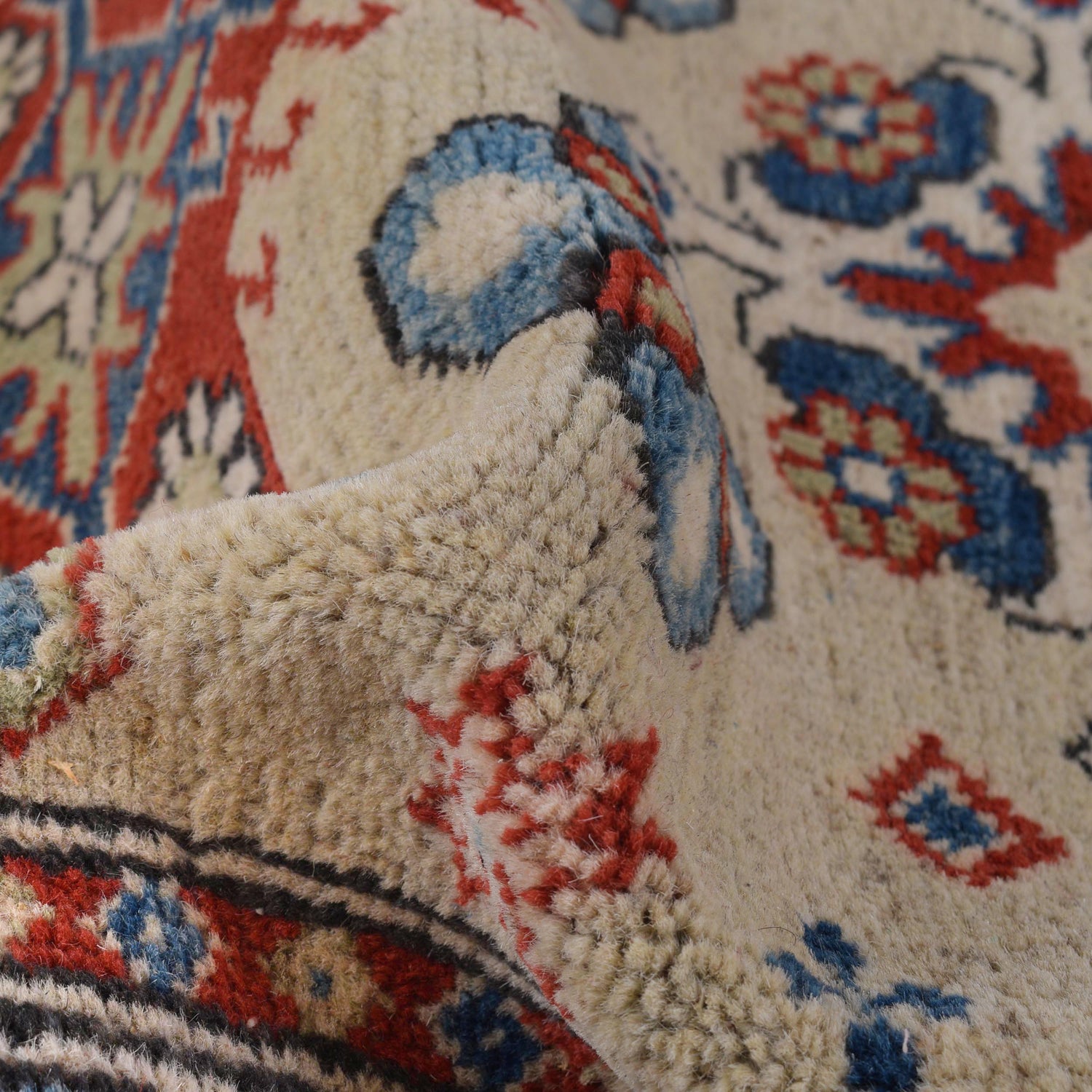 Beige Color Kazak Runner 2' 9 x 9' 7 (ft) - No. B33096