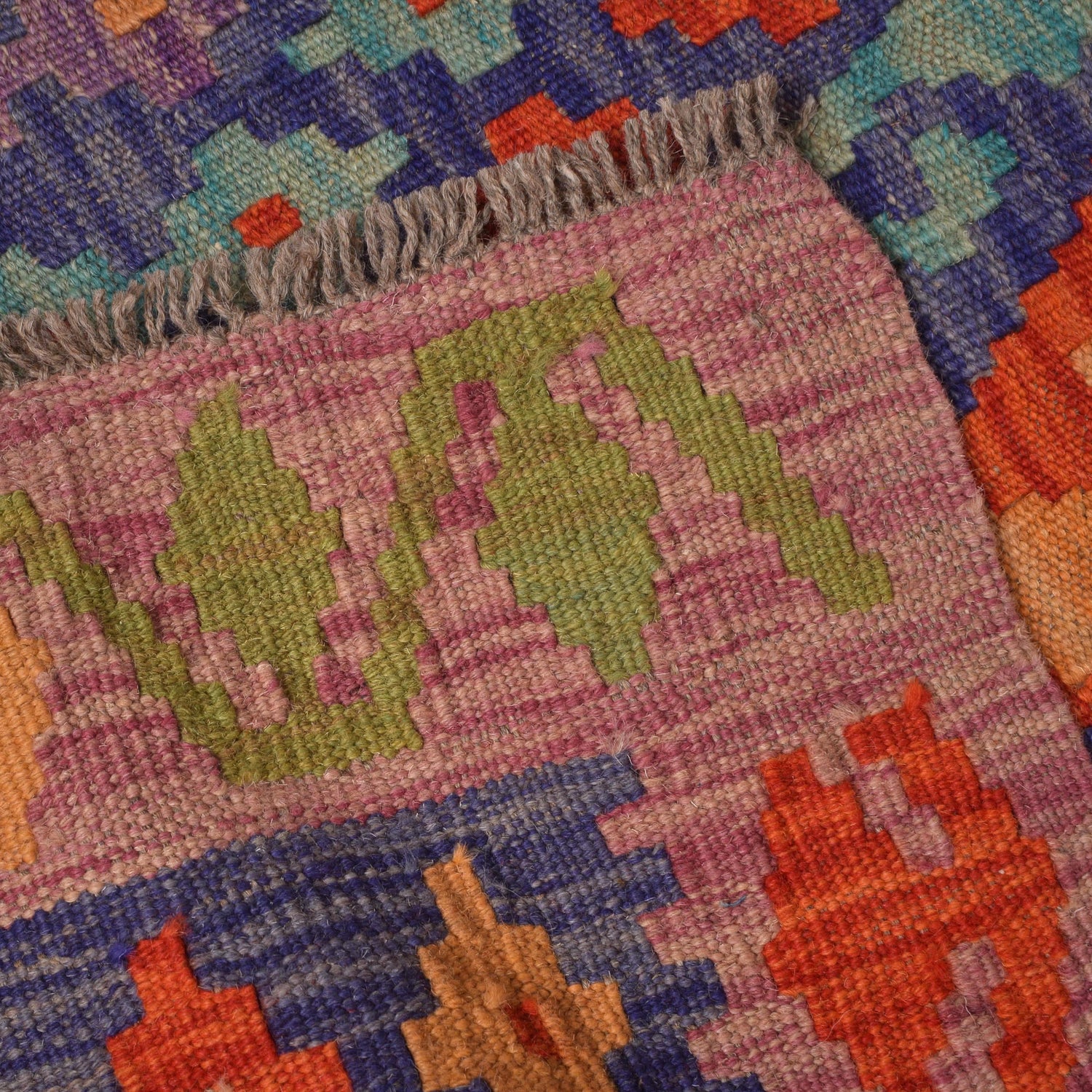 Vegetable Kilim Runner 2' 10" x 22' 4" (ft) - No. B34152