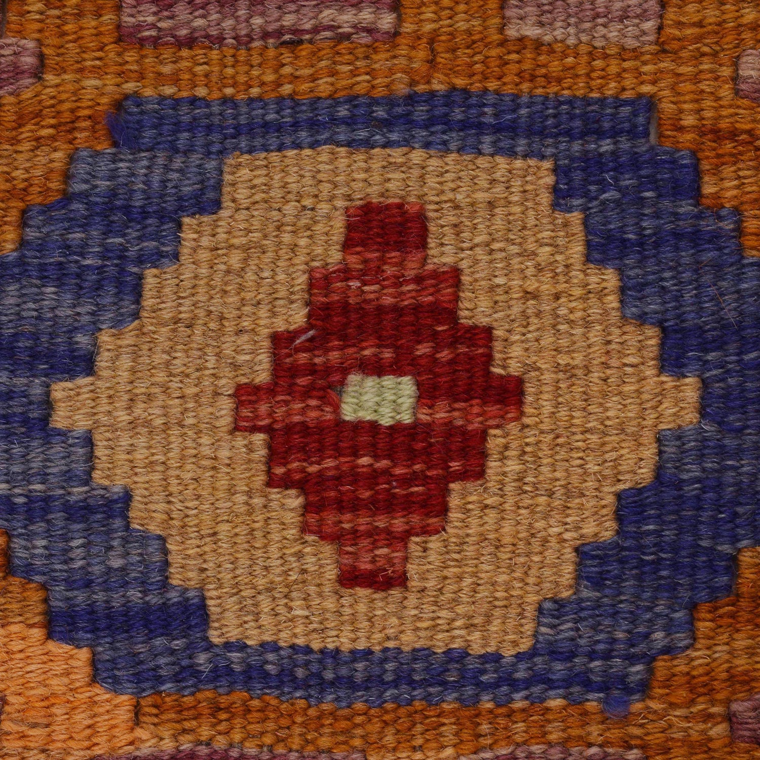 Handmade Vegetable Kelim 5' 0" x 6' 4" (ft) - No. B34179