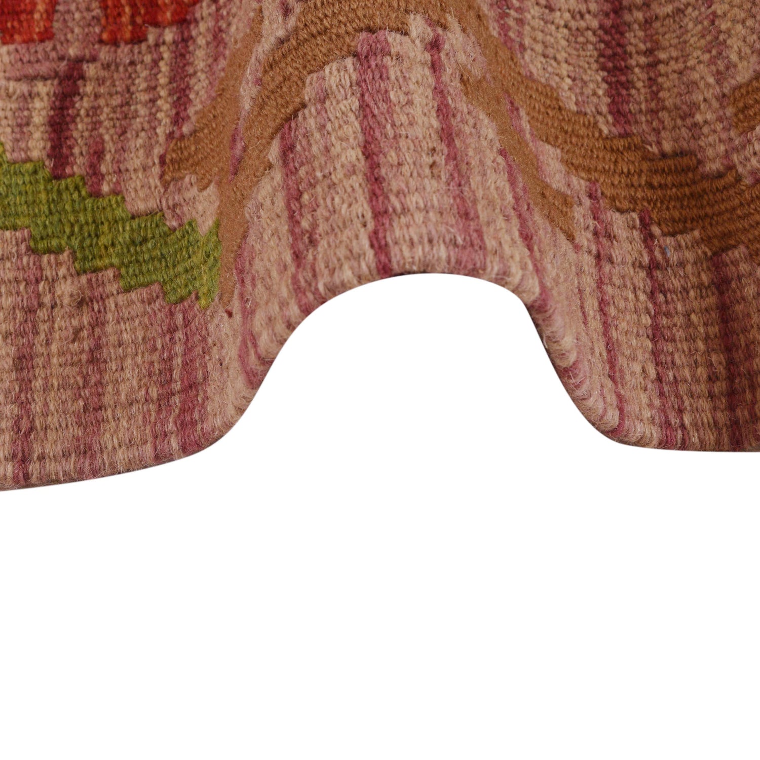 Handmade Vegetable Kelim 5' 0" x 6' 4" (ft) - No. B34179