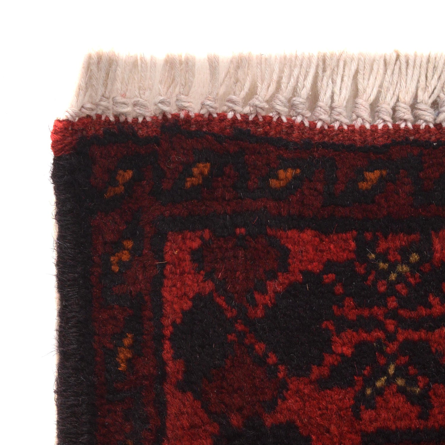 Red Color Khal Mohammadi Rug 3' 4" x 4' 9" (ft) - No. B34182