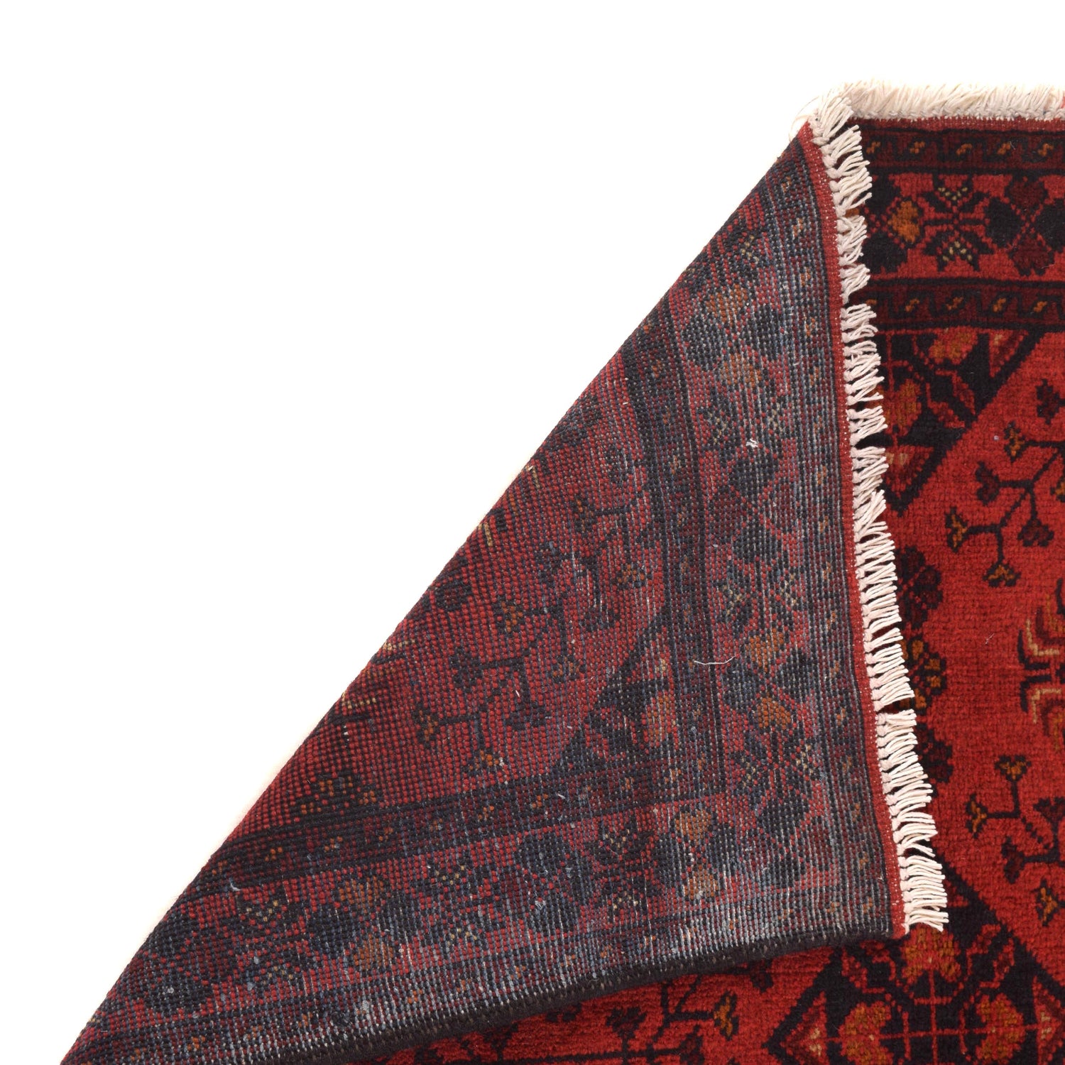 Red Color Khal Mohammadi Rug 3' 4" x 4' 9" (ft) - No. B34182