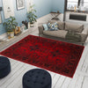 Red Color Khal Mohammadi Carpet 3' 2" x 4' 11" (ft) - No. B34183