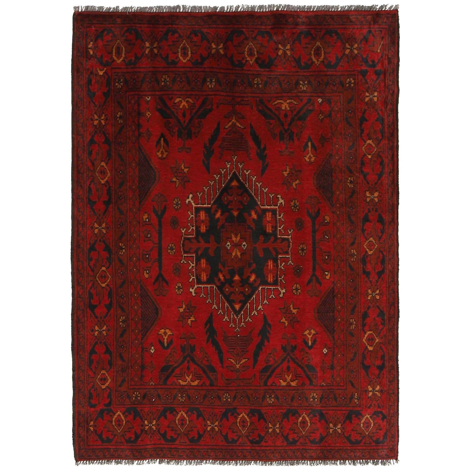 Oriental Khal Mohammadi Rug 3' 3" x 4' 8" (ft) - No. B34184